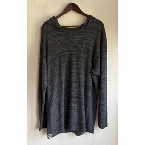 Paka The Hoodie Sweater XXL Charcoal Gray Royal Alpaca Wool Knit Pullover